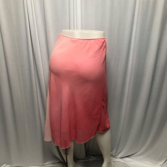 Worthington Skirt Womens Size 8 Pink Ombre Pull-on Asymmetrical Midi - Picture 5 of 8